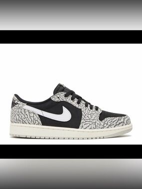 Nike Air Jordan 1 Retro Low OG "Black Cement" Sneakers
